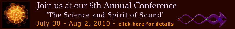 Announcing the Sound Healing Network 4th Annual Conference in Rowe Mass Oct 31 to Nov 2, 2008